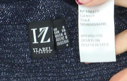 Womens UK Size 8 I Label London Blue Pullover Jumper