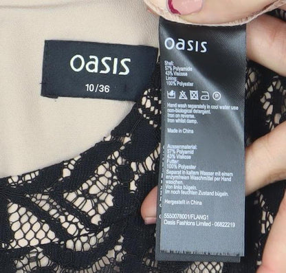 Womens UK Size 10 Oasis Sheath Dress