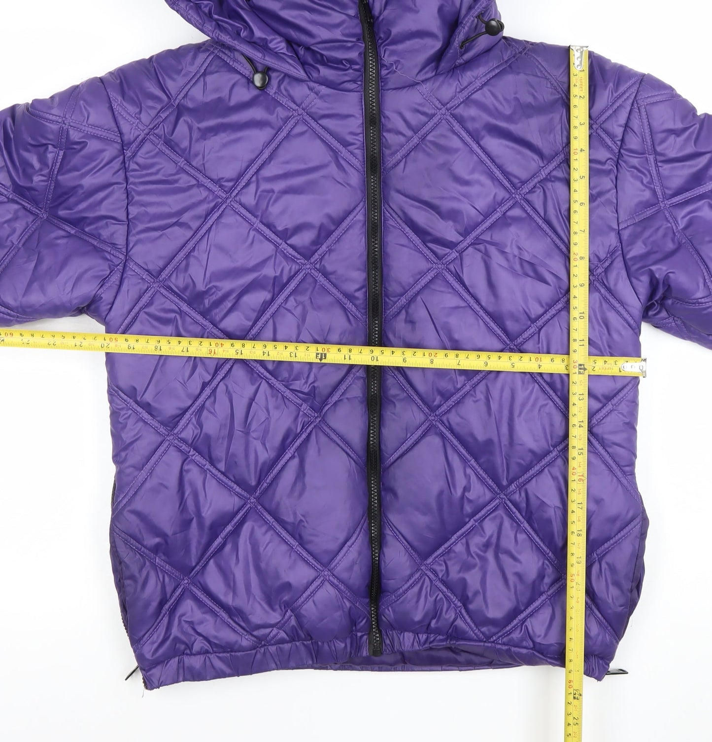 Womens UK Size M Kenneth Cole Purple Puffer Jacket