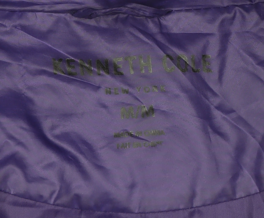 Womens UK Size M Kenneth Cole Purple Puffer Jacket
