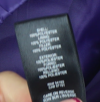 Womens UK Size M Kenneth Cole Purple Puffer Jacket