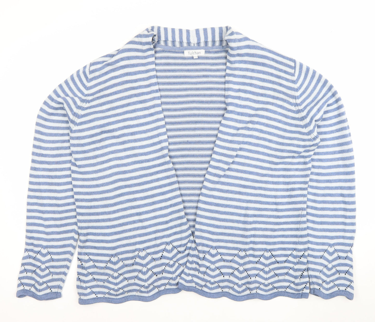 Womens UK Size 2XL Tulchan Blue Cardigan Jumper