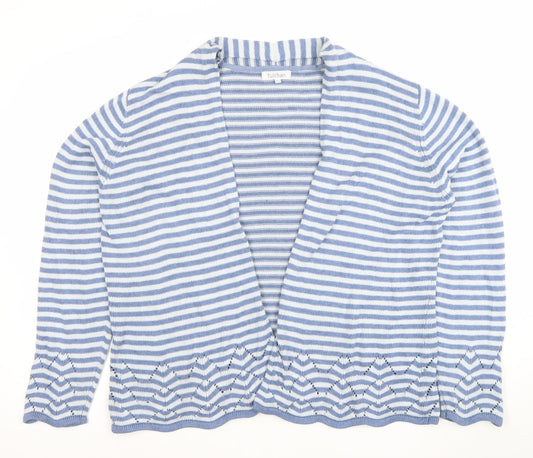 Womens UK Size 2XL Tulchan Blue Cardigan Jumper