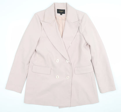 Womens UK Size 8 Attentif Regular Beige Blazer