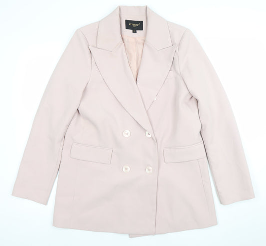 Womens UK Size 8 Attentif Regular Beige Blazer