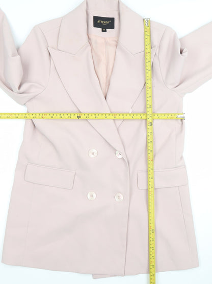 Womens UK Size 8 Attentif Regular Beige Blazer