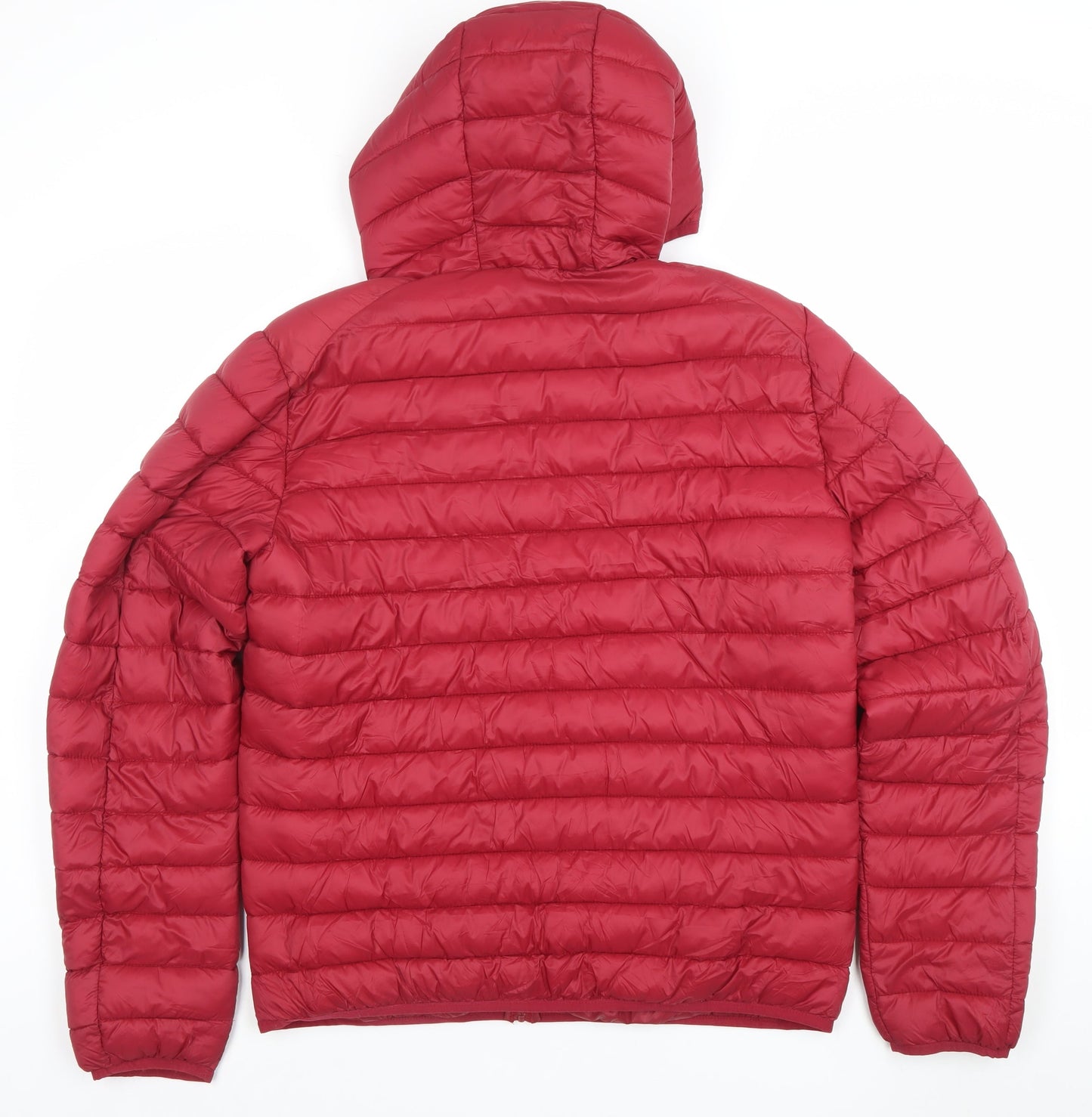 Womens UK Size L Dunnes Stores Red Puffer Jacket