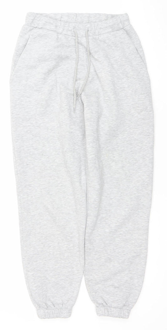 ASOS Women’s Grey Jogger Sweatpants Size 8 Cotton Blend Activewear