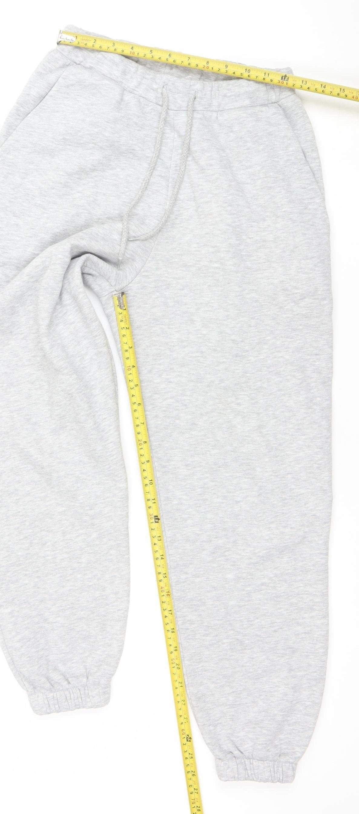 ASOS Women’s Grey Jogger Sweatpants Size 8 Cotton Blend Activewear