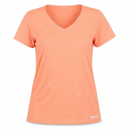 Womens UK Size 10 DECATHLON Orange Running & Jogging Gym & Training Fitness T-Sh