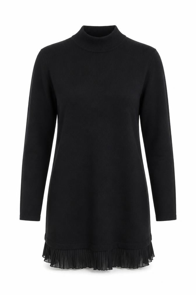 Womens UK Size M Zara Black Tunic Jumper