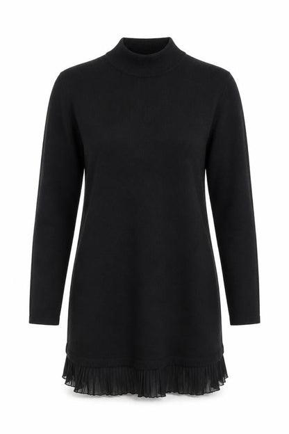 Womens UK Size M Zara Black Tunic Jumper