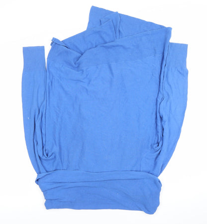 Womens UK Size S Monsoon Blue Cardigan Jumper