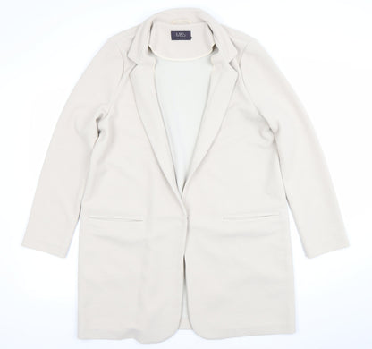 Womens UK Size 14 Marks and Spencer Ivory Basic Jacket
