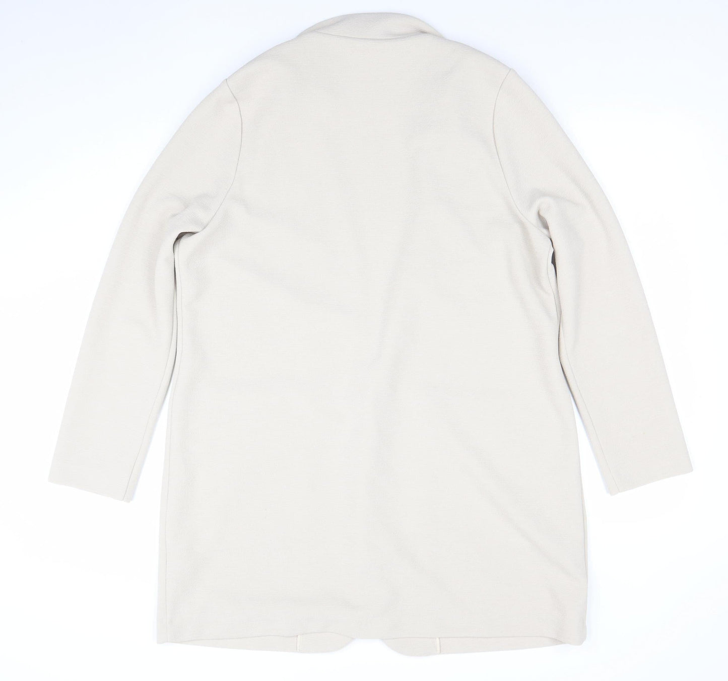 Womens UK Size 14 Marks and Spencer Ivory Basic Jacket