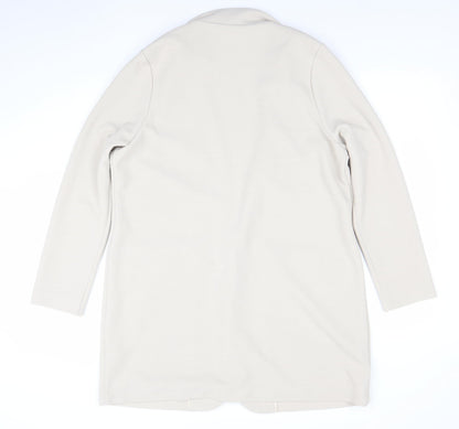 Womens UK Size 14 Marks and Spencer Ivory Basic Jacket