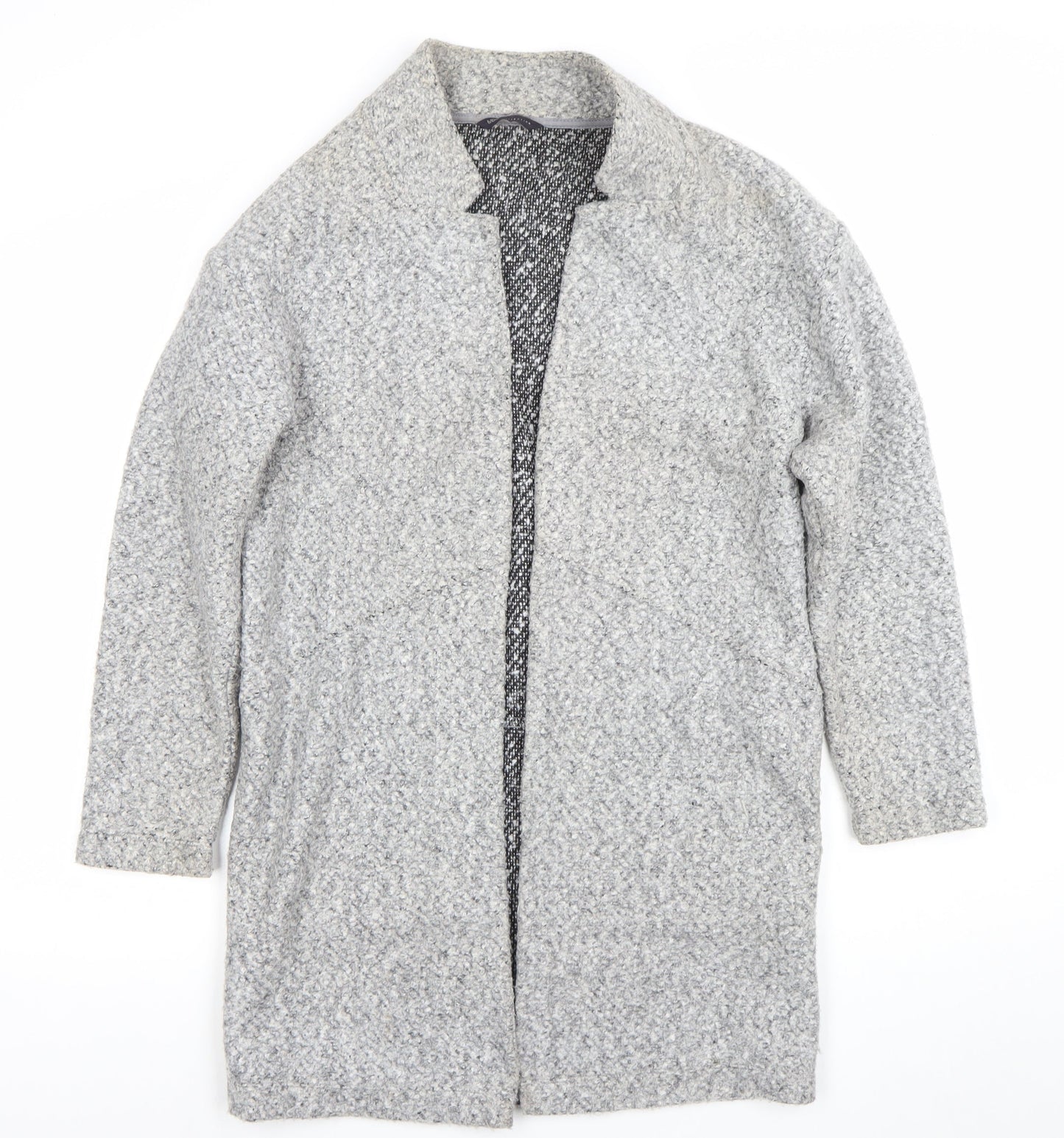 Womens UK Size 10 Marks and Spencer Grey Basic Jacket
