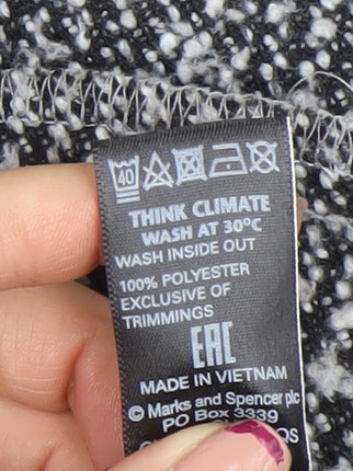 Womens UK Size 10 Marks and Spencer Grey Basic Jacket