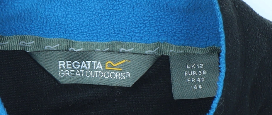 Womens UK Size 12 Regatta Great Outdoors Black Pullover Sweatshirt