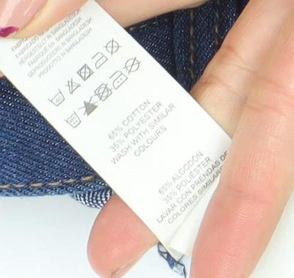 Denim Co. Men's Blue Regular Fit Straight Jeans W32 L30