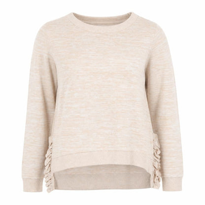 Womens UK Size XS Oasis Beige Pullover Jumper