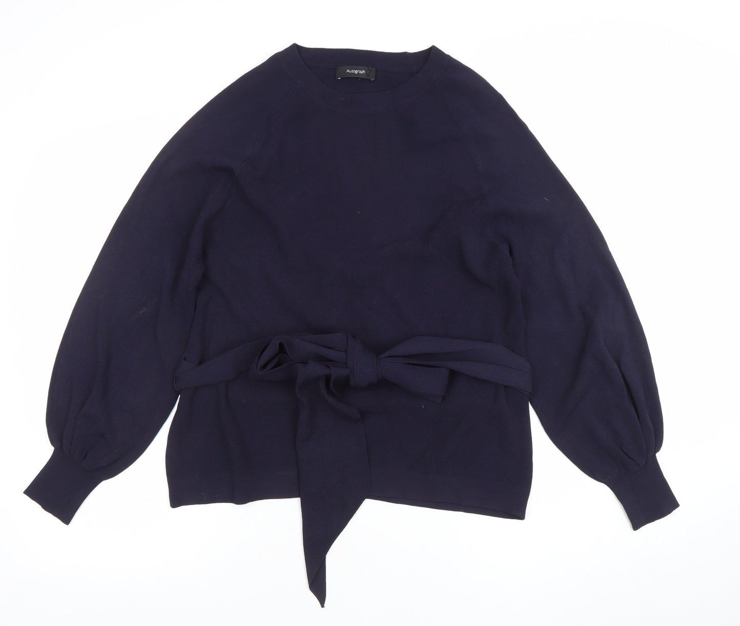 Womens UK Size 12 Marks and Spencer Blue Tunic Blouse