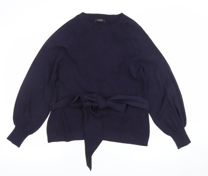 Womens UK Size 12 Marks and Spencer Blue Tunic Blouse