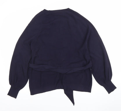 Womens UK Size 12 Marks and Spencer Blue Tunic Blouse