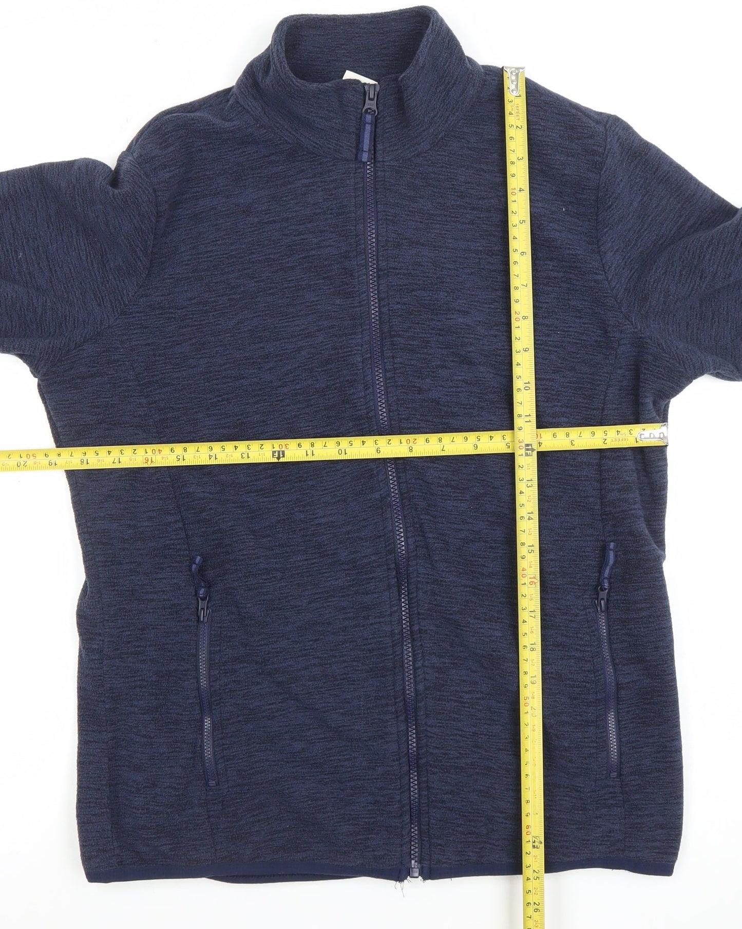 Mountain Warehouse Women's Blue Fleece Jacket Size 14 Full Zip Outdoor