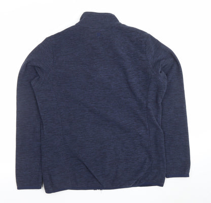 Mountain Warehouse Women's Blue Fleece Jacket Size 14 Full Zip Outdoor