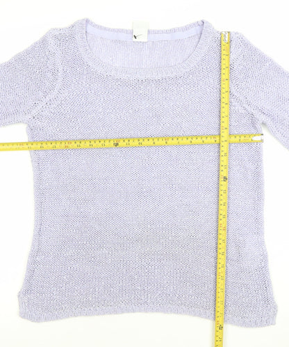 Womens UK Size M VERO MODA Purple Pullover Jumper