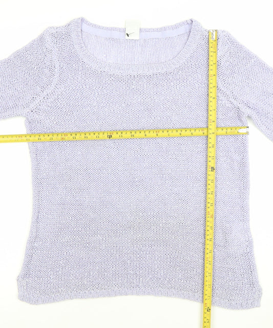 Womens UK Size M VERO MODA Purple Pullover Jumper