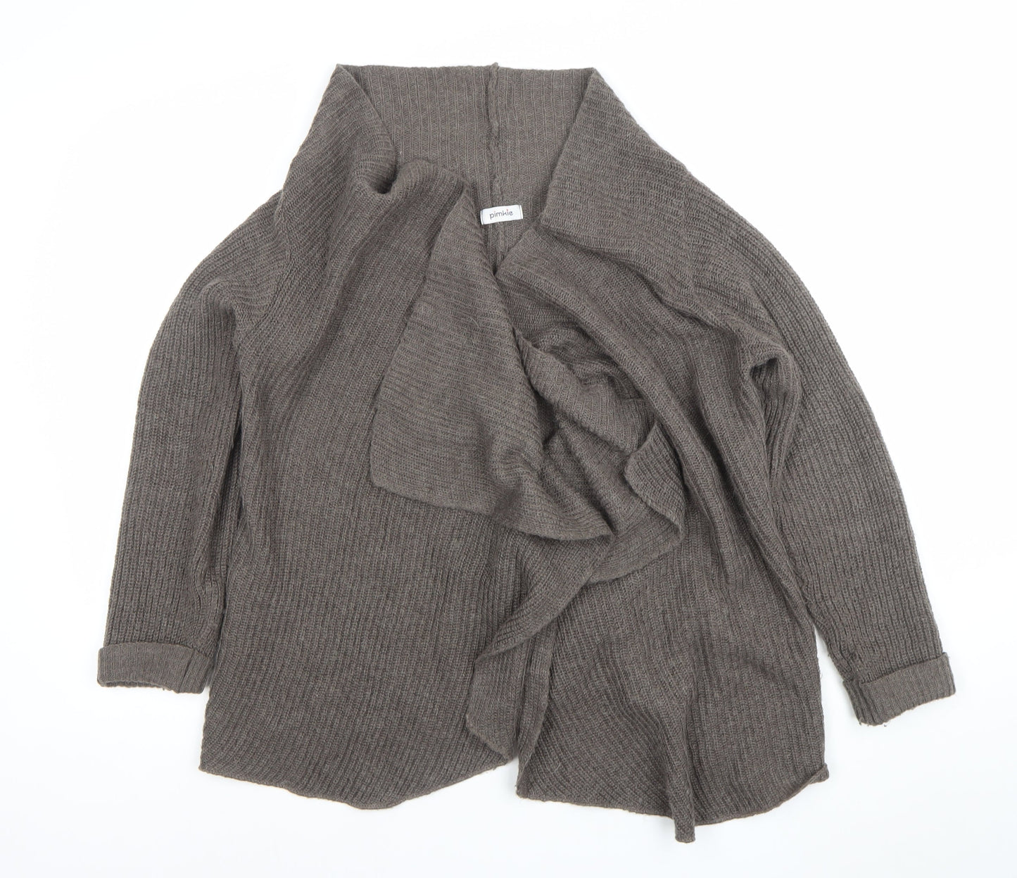 Womens UK Size S Pimkie Brown Cardigan Jumper