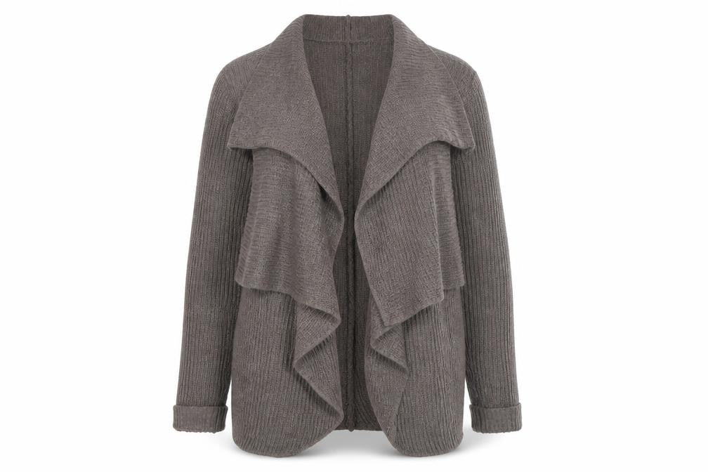 Womens UK Size S Pimkie Brown Cardigan Jumper