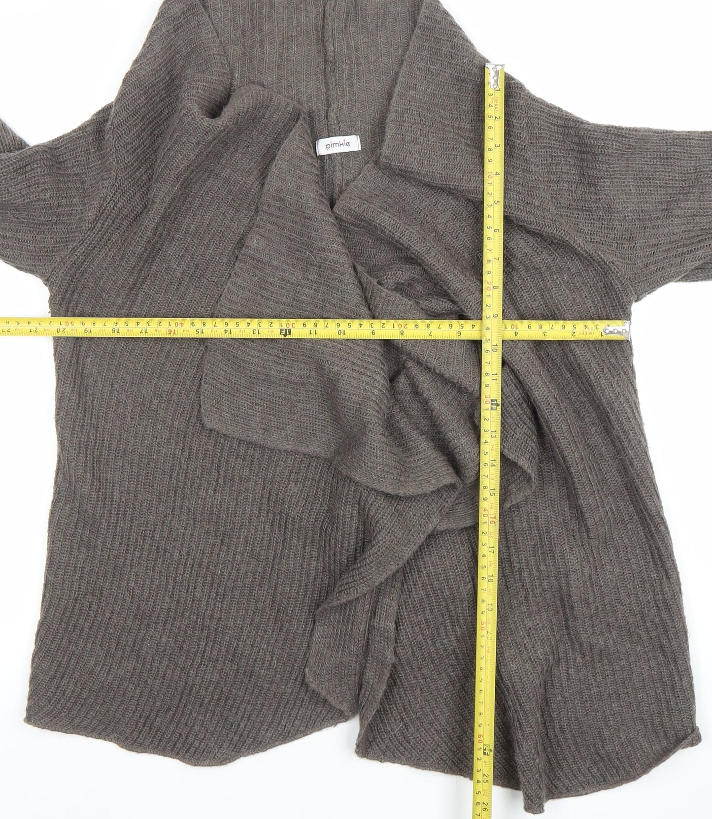 Womens UK Size S Pimkie Brown Cardigan Jumper