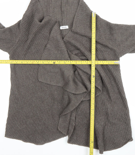 Womens UK Size S Pimkie Brown Cardigan Jumper