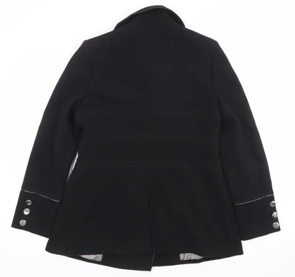 Womens UK Size 12 Principles by Ben de Lisi Black Pea Coat