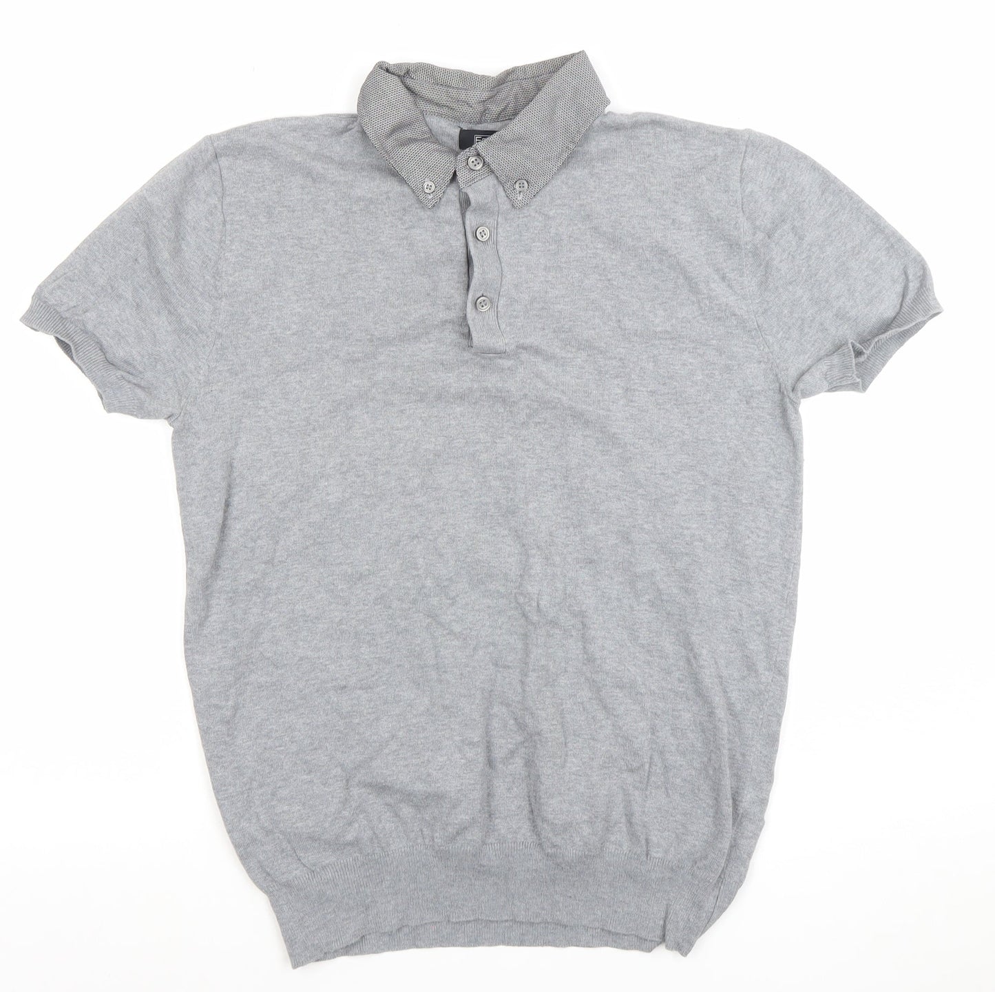 Mens UK Size S F&F Cotton Blend Polo Shirt