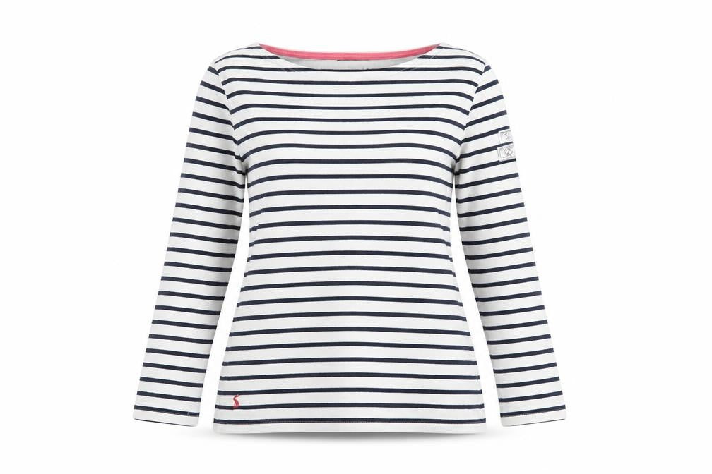 Womens UK Size 10 Joules White Basic T-Shirt