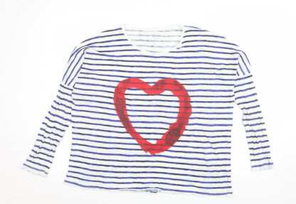 Womens UK Size L The Hip Tee Multicoloured Basic T-Shirt