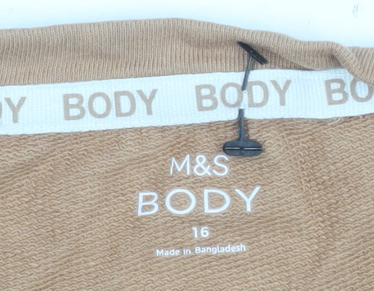 Womens UK Size 16 Marks and Spencer Beige Basic Tank