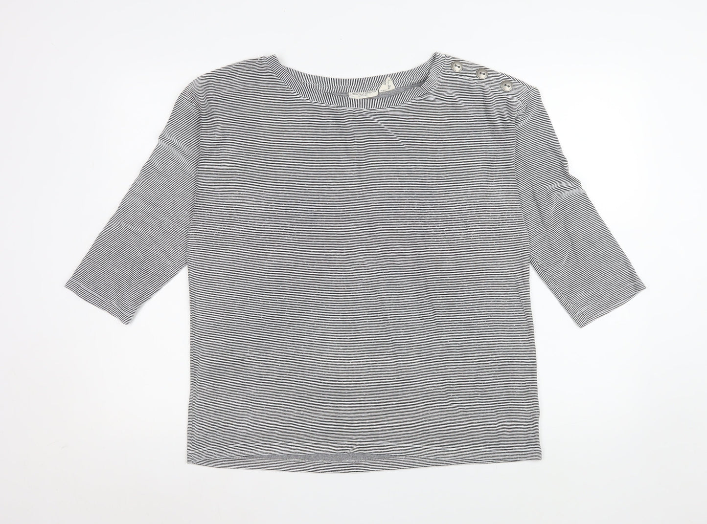 Womens UK Size L Christian Siriano Grey Basic T-Shirt