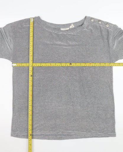 Womens UK Size L Christian Siriano Grey Basic T-Shirt