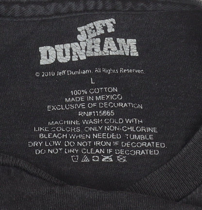 Mens UK Size L Jeff Dunham Black  T-Shirt