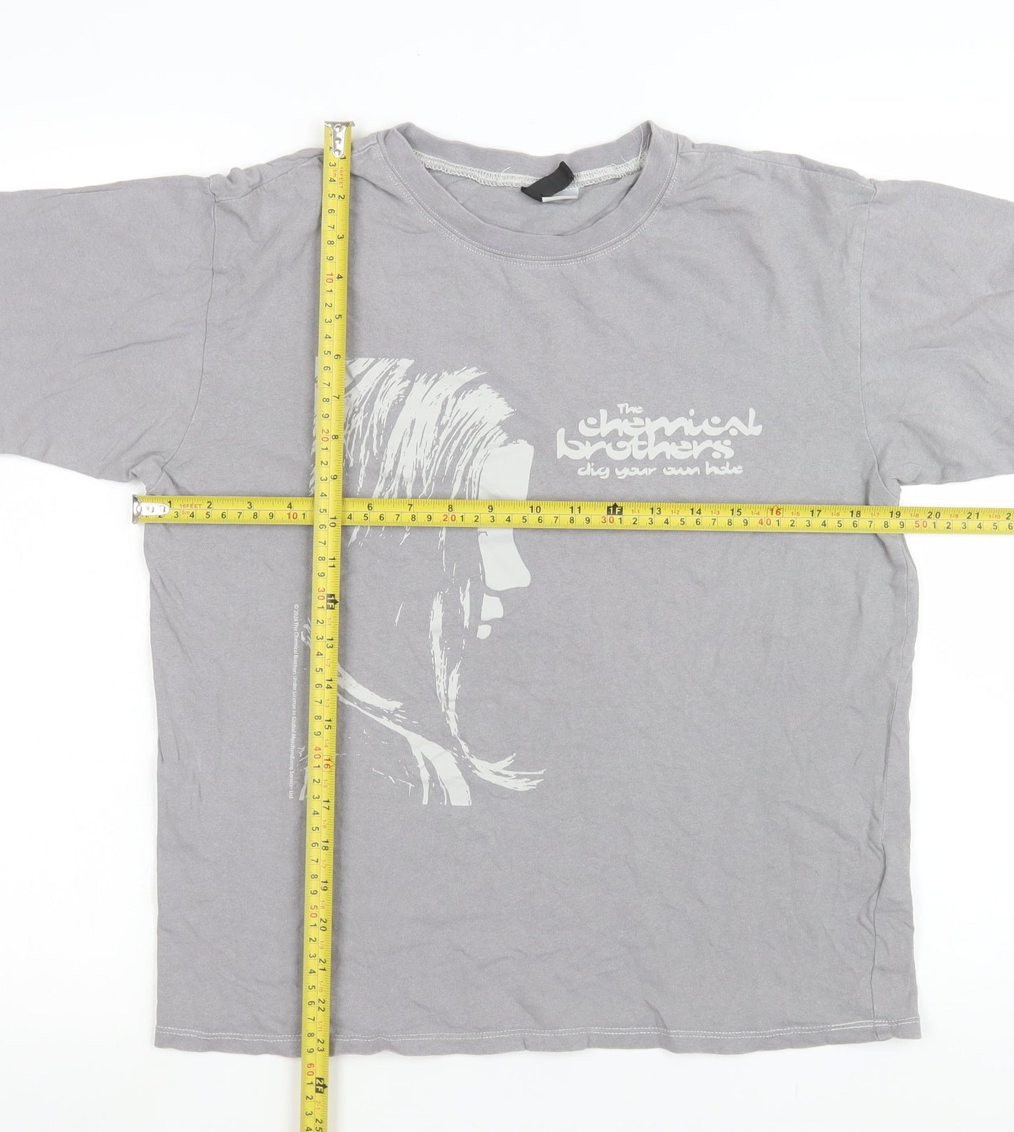 Womens UK Size XS H&M Grey Basic T-Shirt