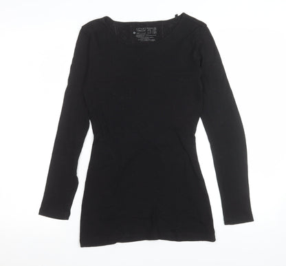 Esmara Women’s Black Long Sleeve Slim Fit Basic T-Shirt Size S