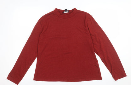 Womens UK Size 14 Saloos Red Basic T-Shirt