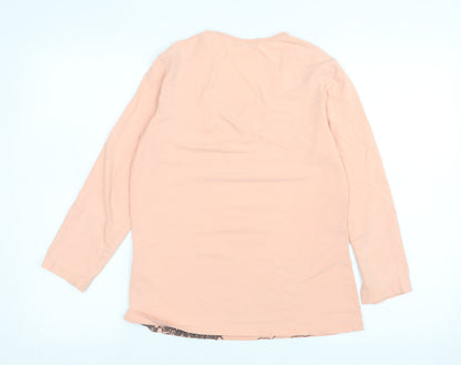 Womens UK Size 10 Bianca Pink Basic T-Shirt