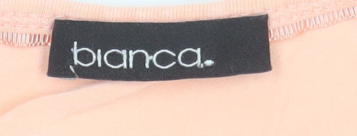 Womens UK Size 10 Bianca Pink Basic T-Shirt