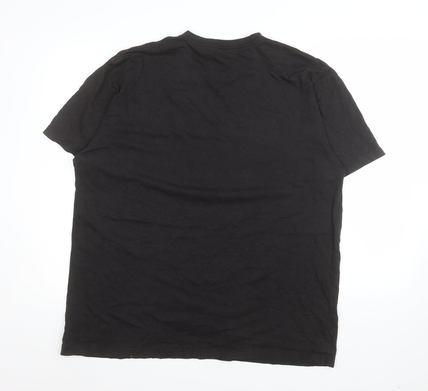 True Classic Men's Black XL Crew Neck Short Sleeve T-Shirt